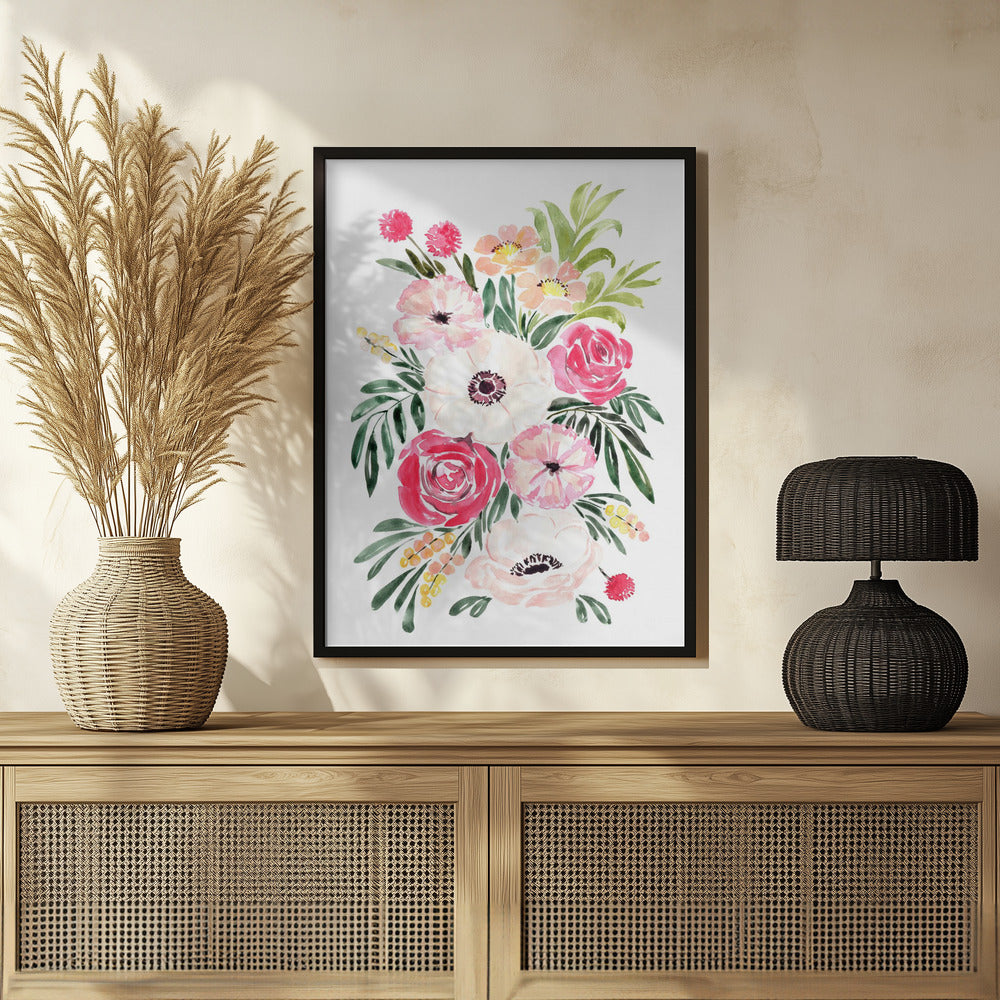 Mirja bouquet Poster