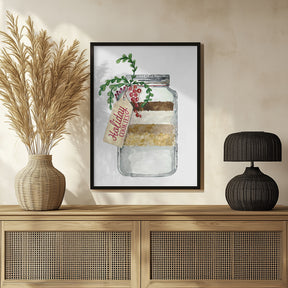 Holiday cookies in a jar Poster