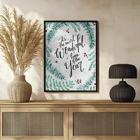 Most Wonderful Time Of The Year Christmas Poster