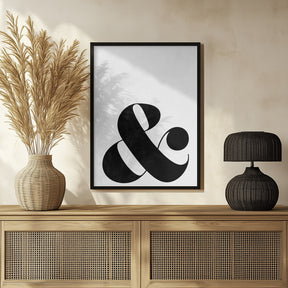 Scandi ampersand Poster