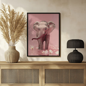 Young Elephant Poster