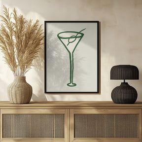 Cocktail Green Poster