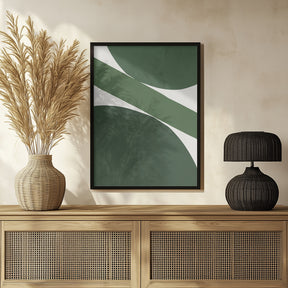 Green Abstract Poster