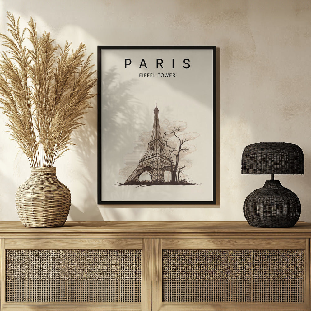 Paris Eiffel Tower Poster