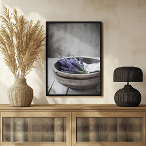 Lavender In Bowl Poster