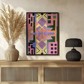 Peru Rug Pattern Poster