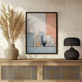 Pastel Still Life Poster