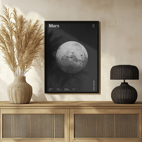 Solar System Mars Poster