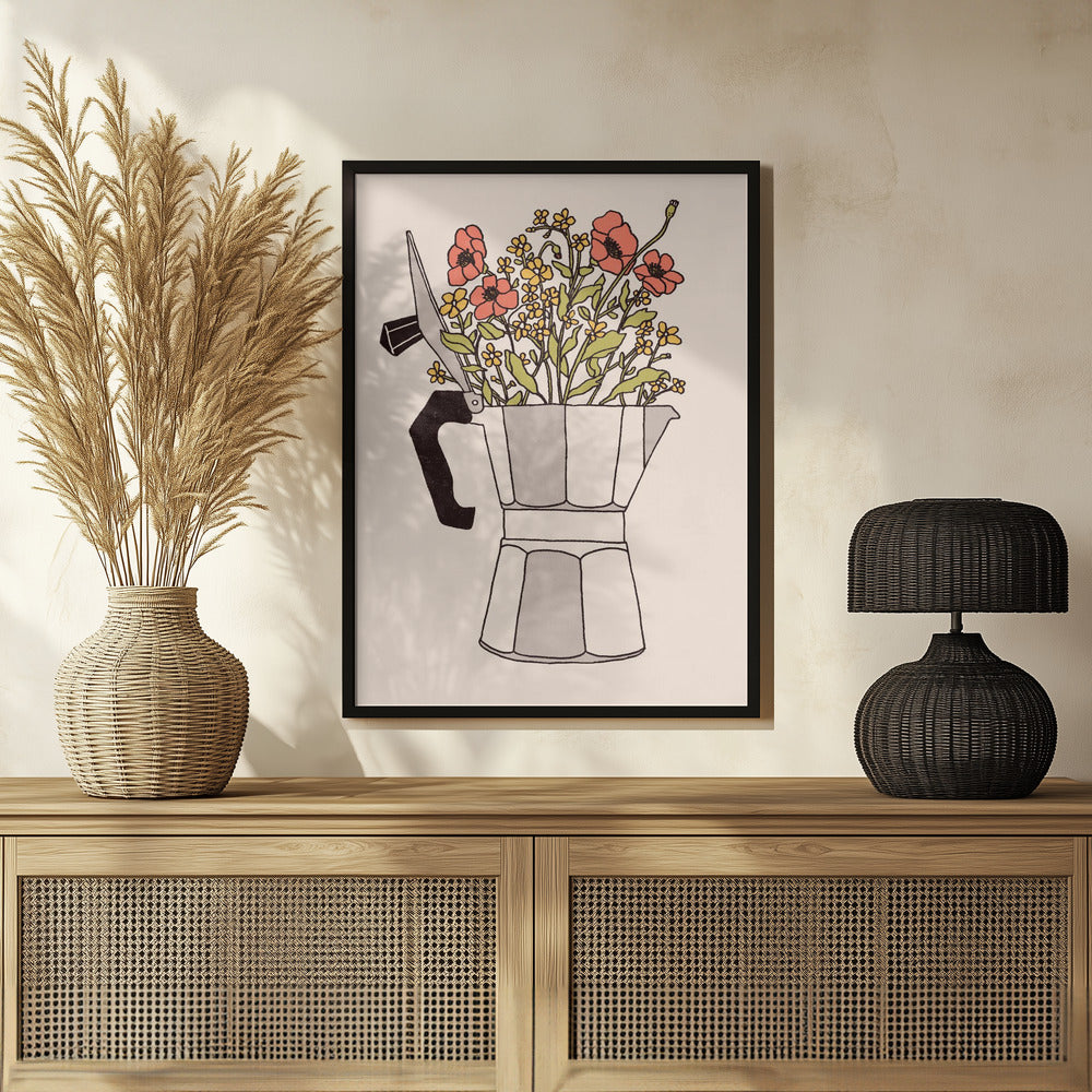 Moka Flowers Poster