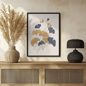 Golden Ginko Poster