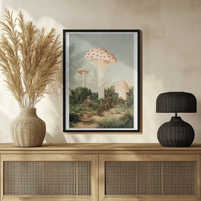 The Finest Giant Mushroom Poster