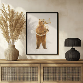 The Bear and His Helicon Poster