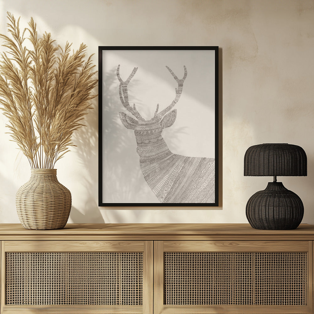 Stag Beige Poster