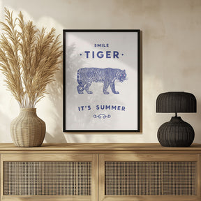 Smile Tiger Poster