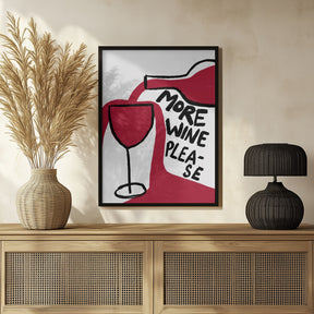 More Wine Please Poster