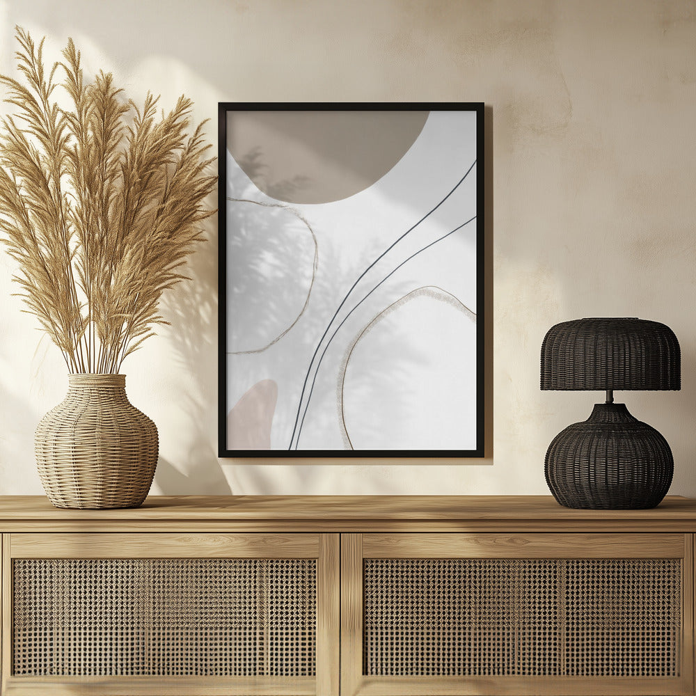 Abstract Line Art Poster