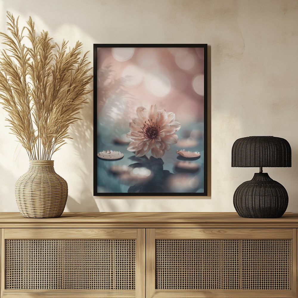 Coral Blossom Poster