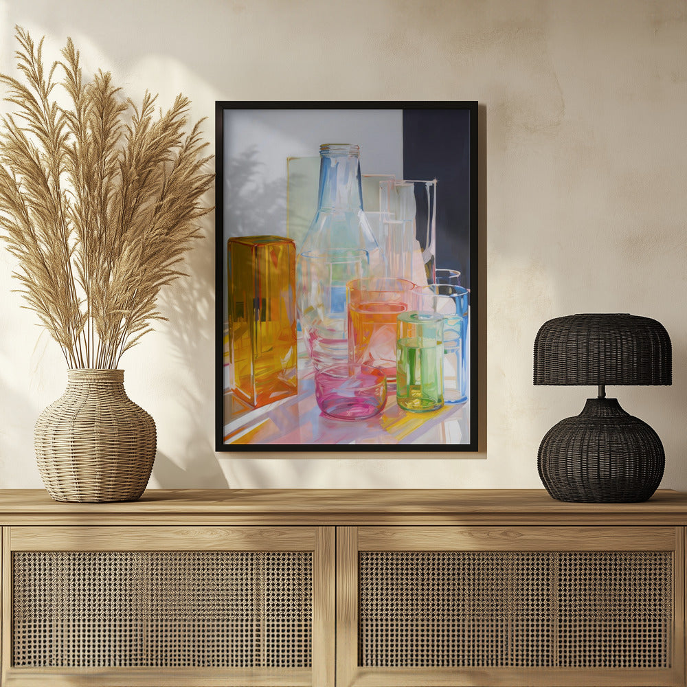 Neon Still Life No 1 Poster