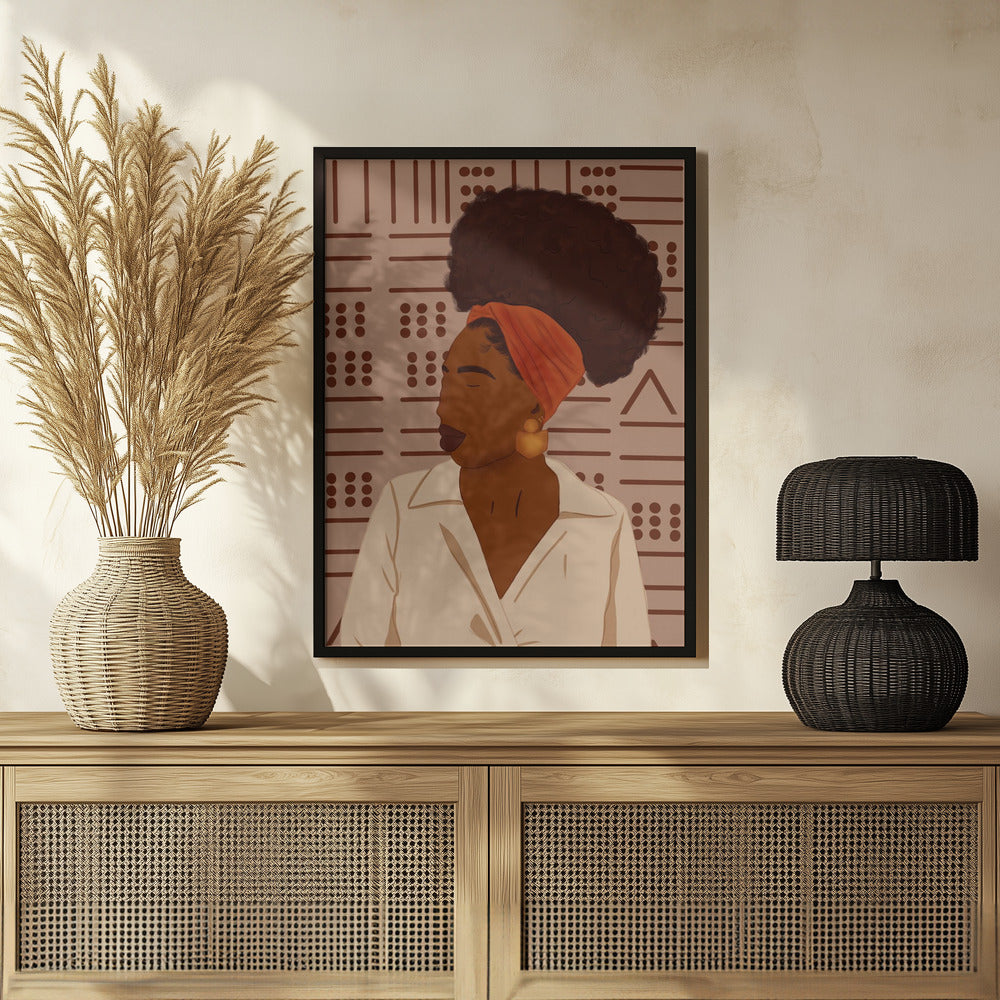 Afro puff Poster