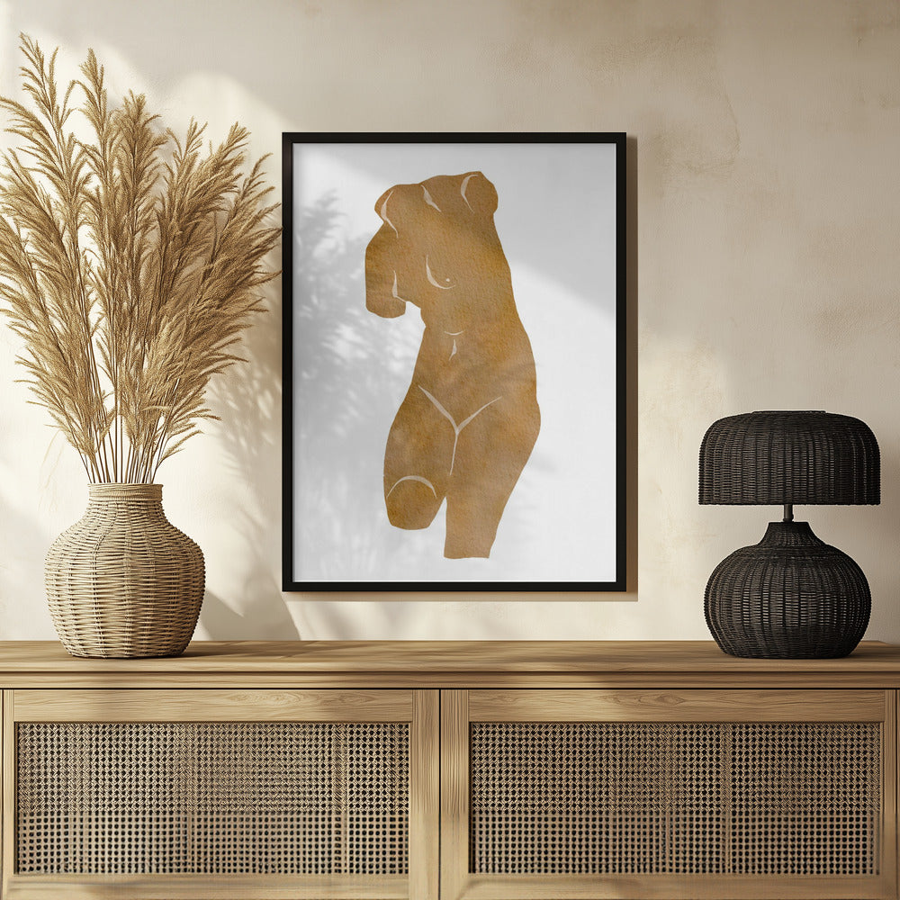 Woman Shape Poster