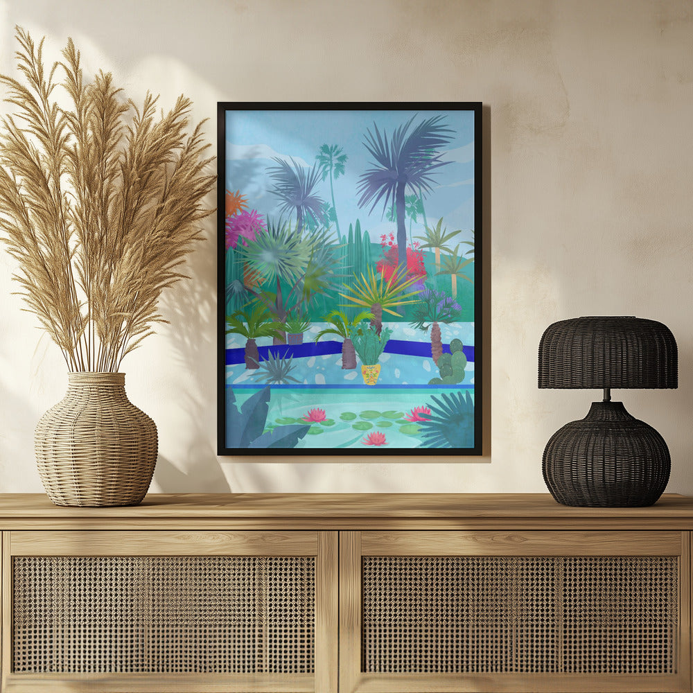 Moroccan Garden Poster