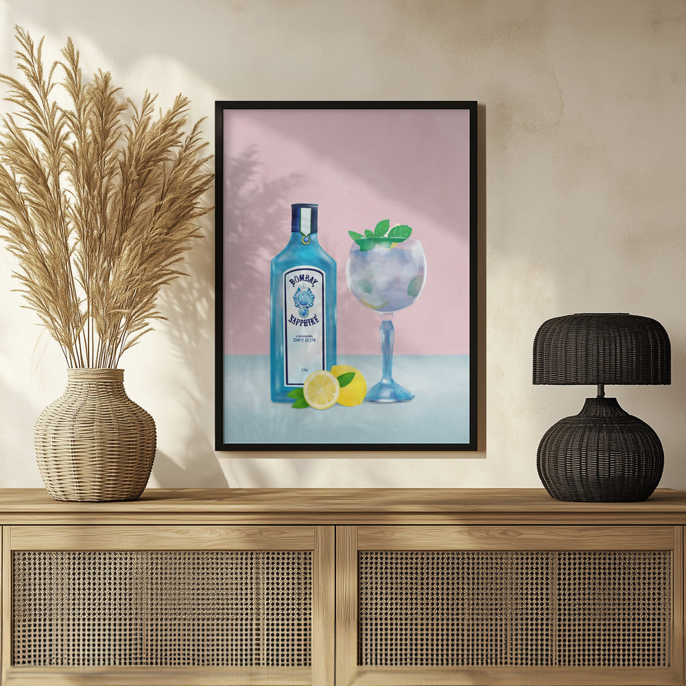 Gin Cocktail Poster