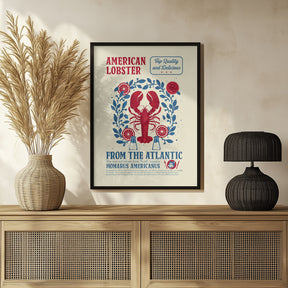 Lobster kitchen print Poster