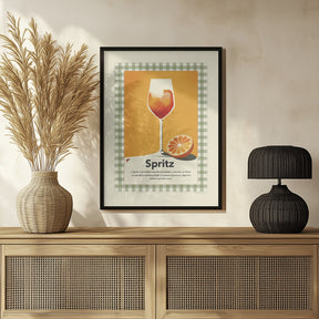 Spritz retro print Poster