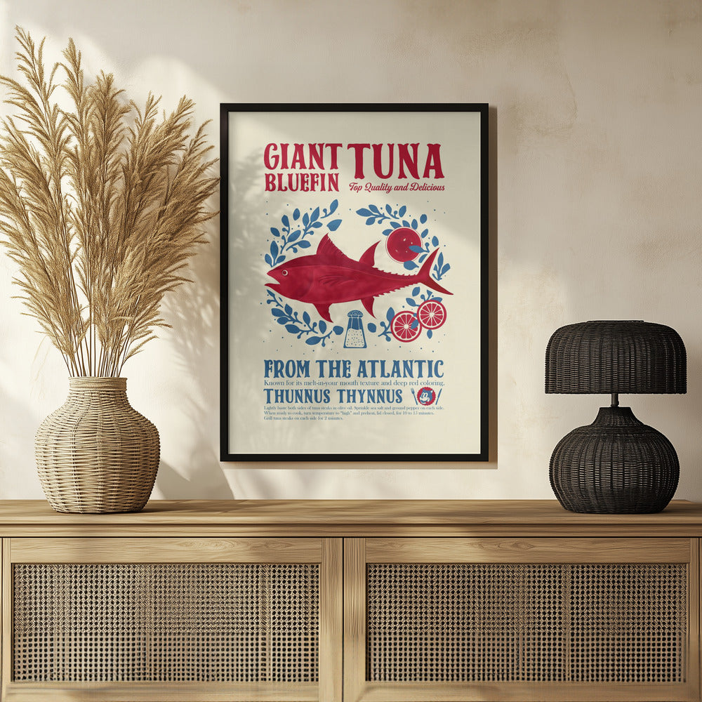 Tuna kitchen print Poster