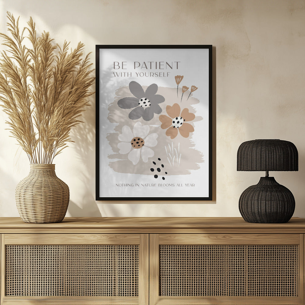 Be Patient With Yourself Poster