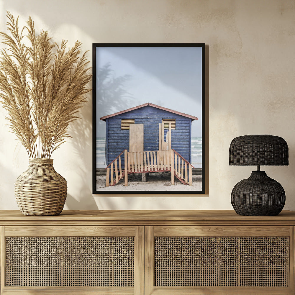 Blue Hut Poster