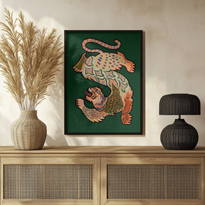 Asiantiger Green Poster