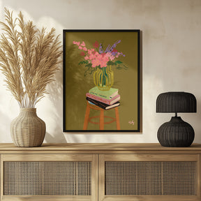 Floral Vase Poster