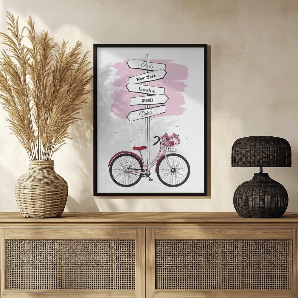 Bike Travels Poster