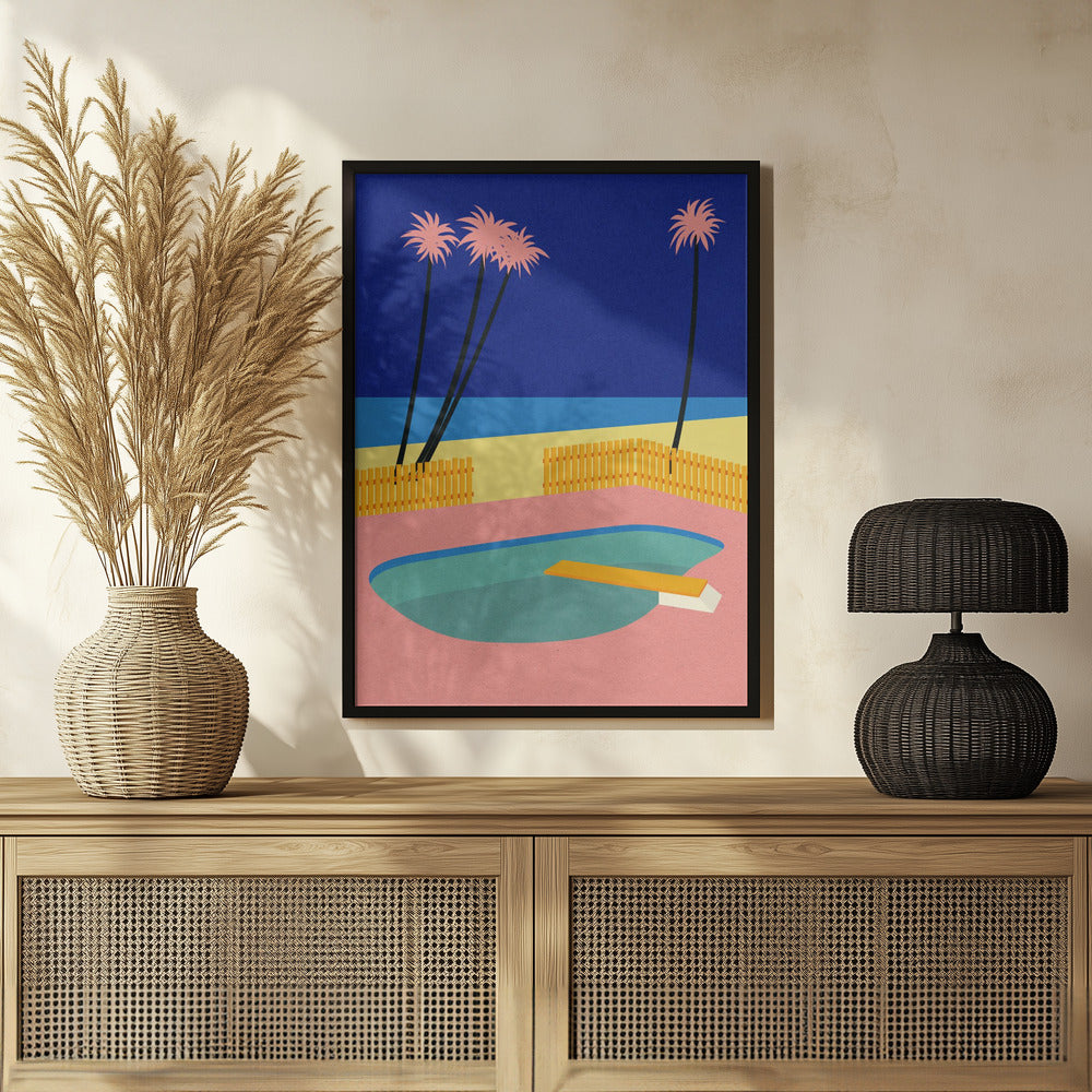 Malibu Beach Poster