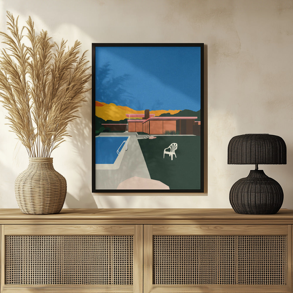 Kaufmann Desert House Poolside Poster