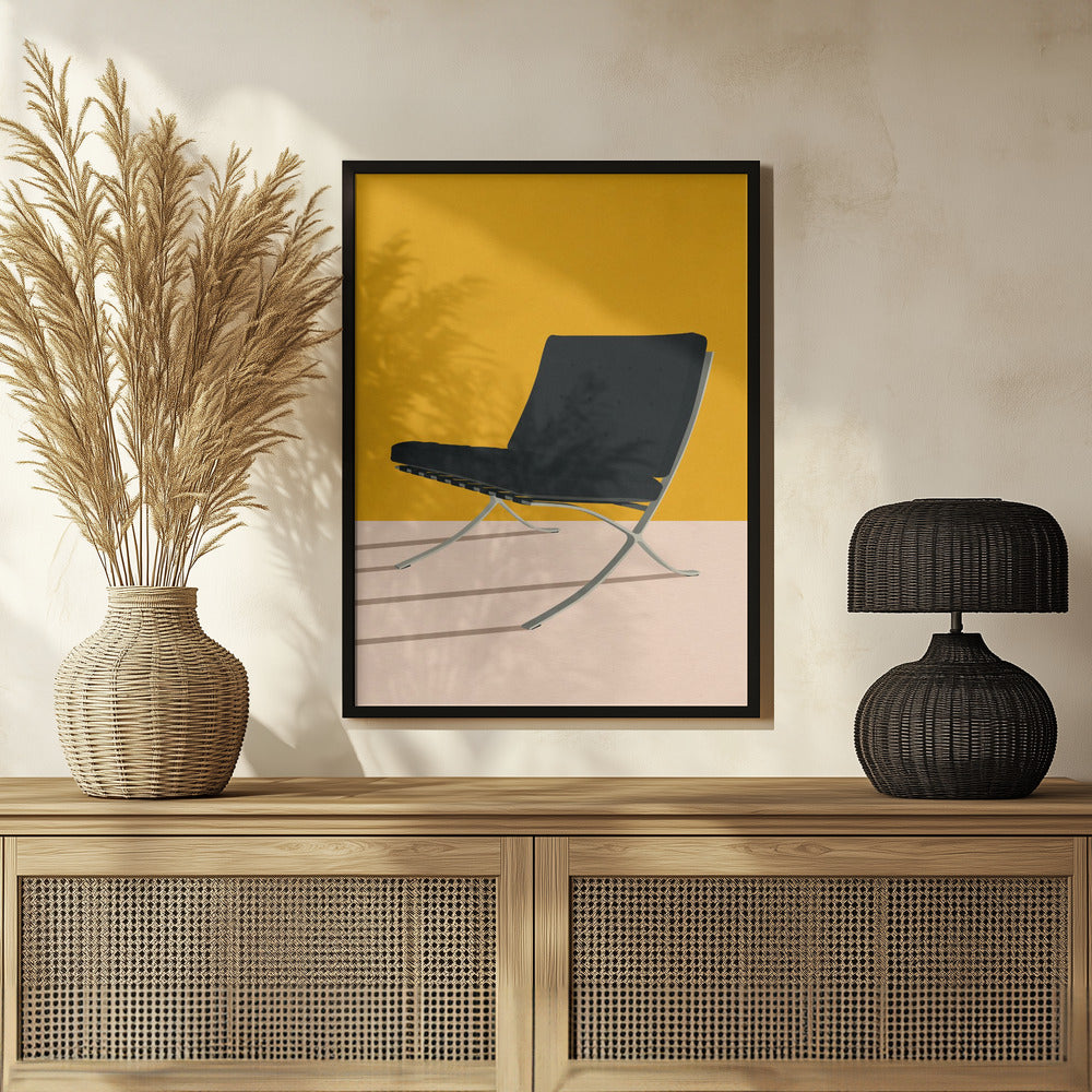 Barcelona Chair By Mies Van Der Rohe Poster