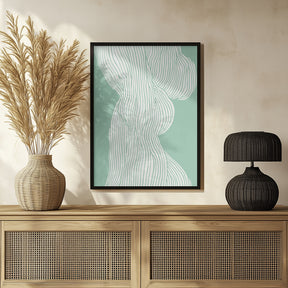 Fibers No 1 (mint) Poster