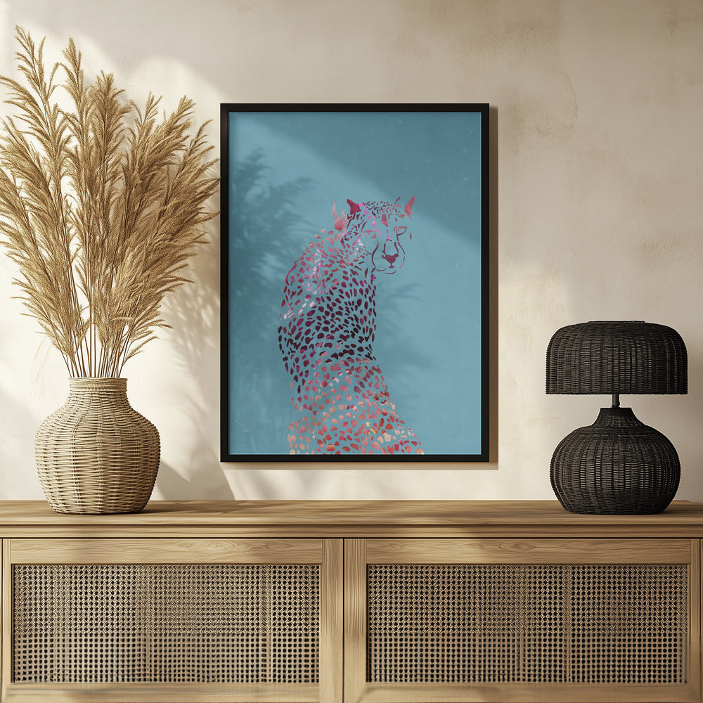 Abstract Cheetah Poster