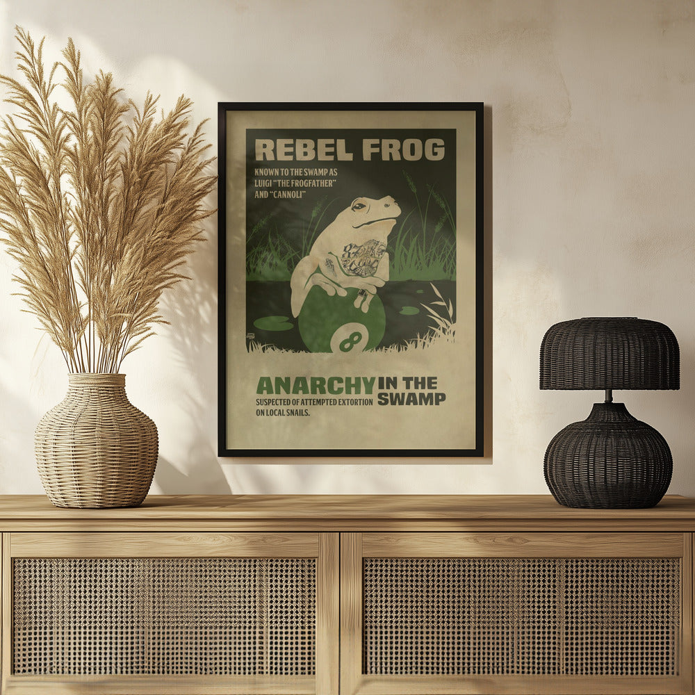 prisoner frog funny poster Poster