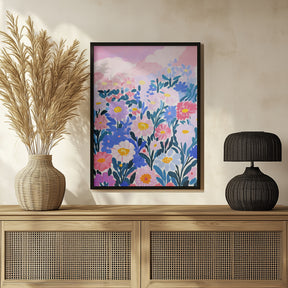 Wild Flower Field Poster