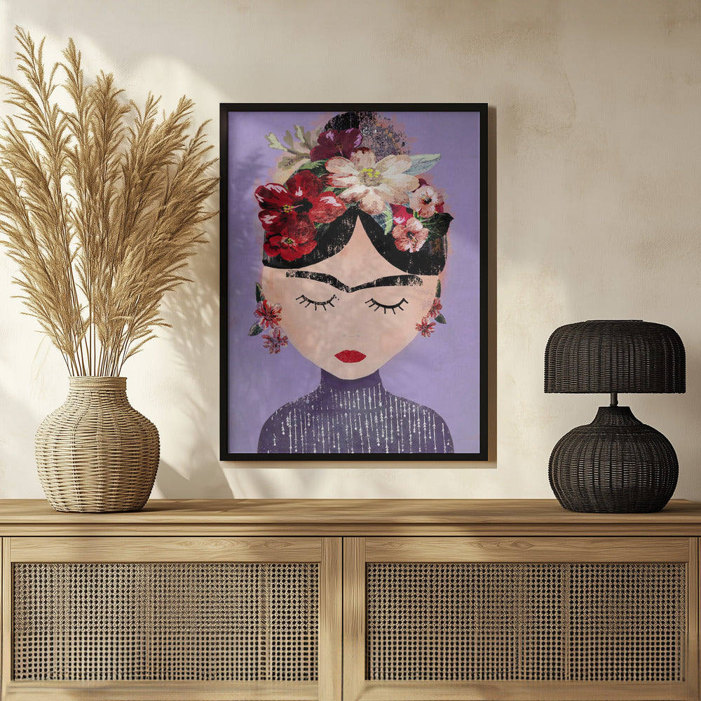 Frida (Purple) Poster