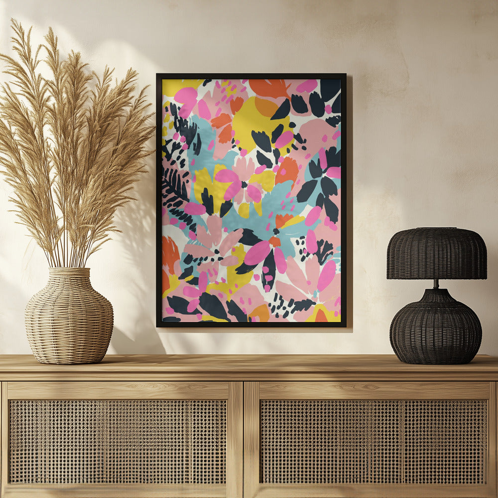 Summer Flowers Poster