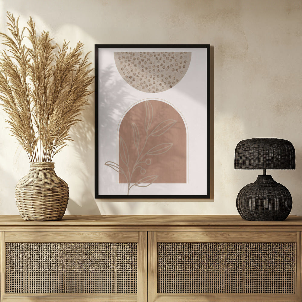 Boho Beige 2 Poster