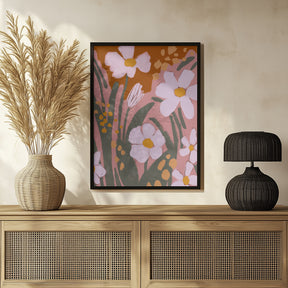 Pastel Flower Impressions No 8 Poster