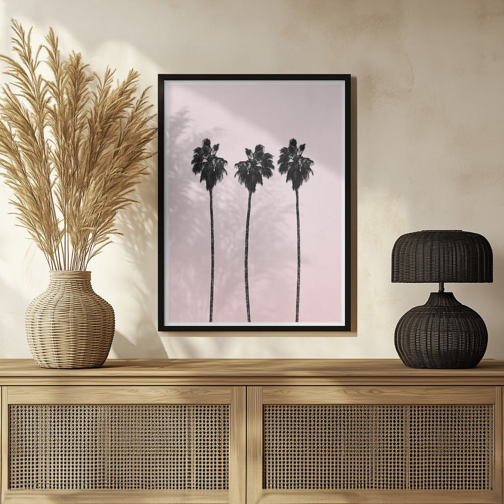 Pinky Palms Poster