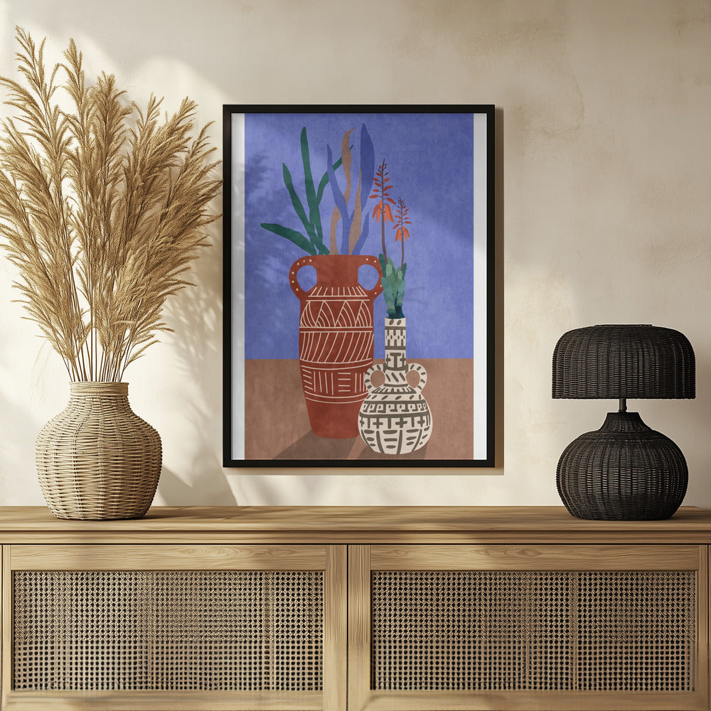 Flower Vase 3ratio 2x3 Print By Bohonewart Poster