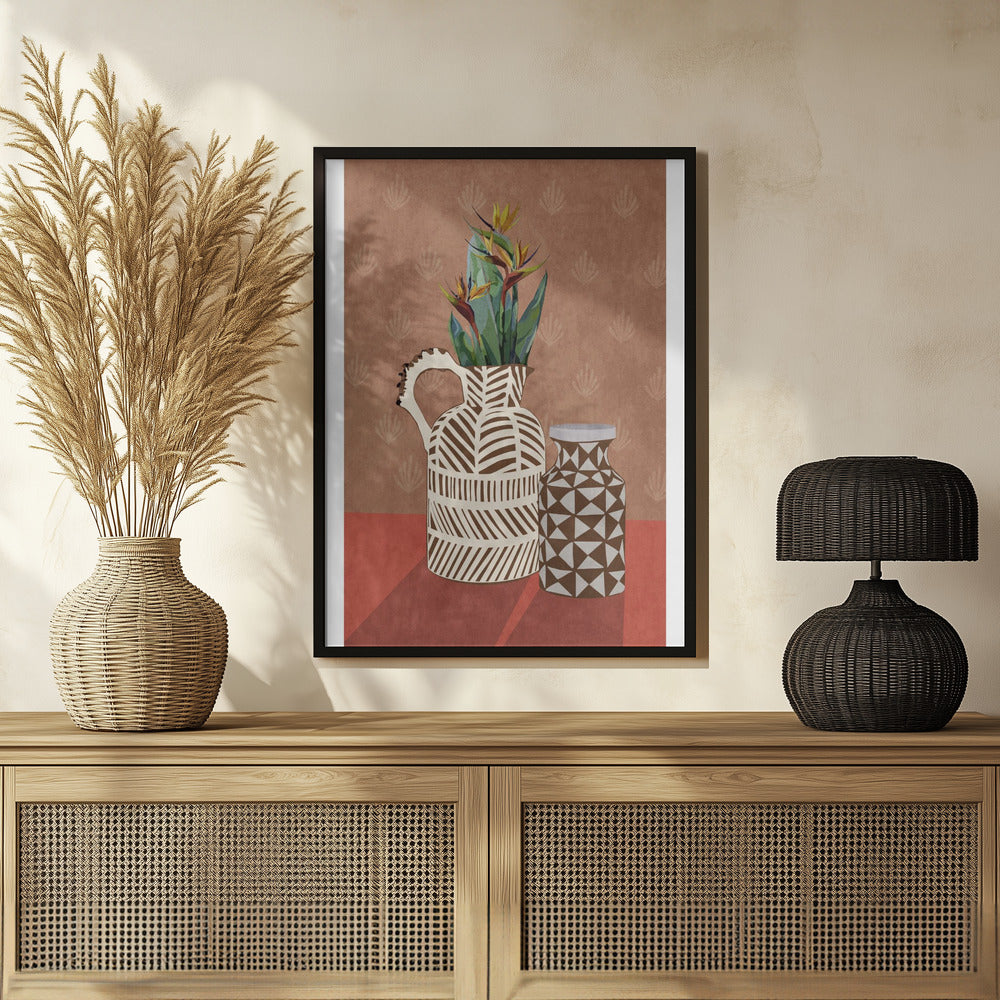 Flower Vase 4ratio 2x3 Print By Bohonewart Poster