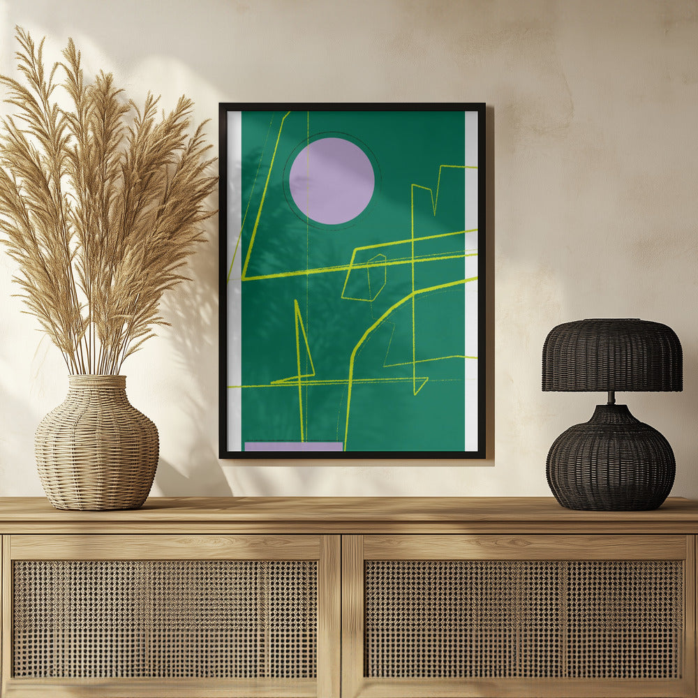 Angular lines No 23 Poster