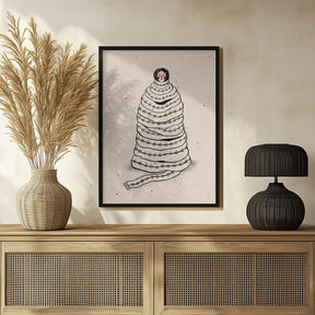 Cuddled Up In Knits Poster